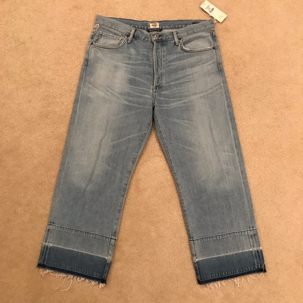 CoH Premium Vintage Cora Crop Relaxed Undone Hem - Picture 2 of 8